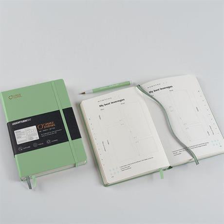 Leuchtturm 1917-Leuchtturm1917 Change Journal Medium (A5) Sage Değişim Defteri 364513-Çizgili-4-Milagron.com