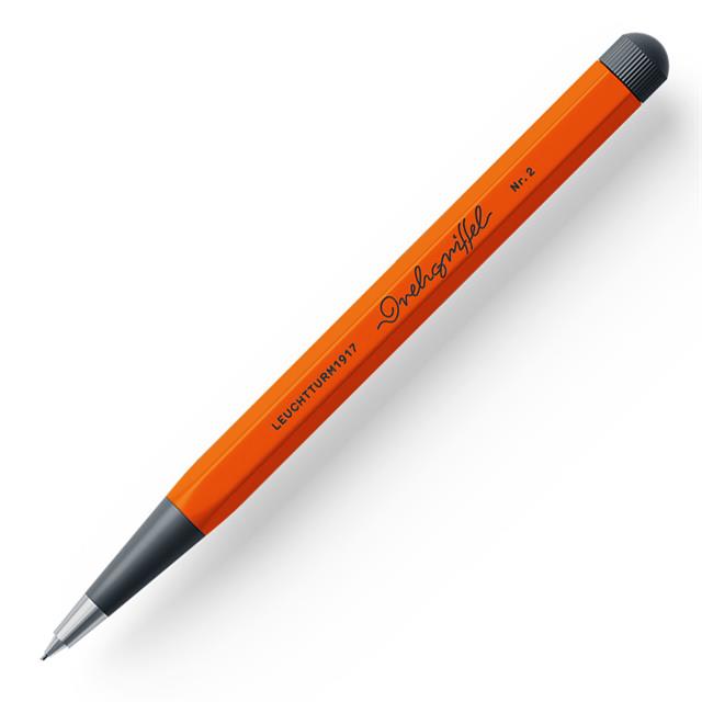 Leuchtturm 1917-Leuchtturm1917 Drehgriffel Nr. 2, Versatil (Uçlu) Kalem, 0.7 Mm Uç, Pumpkin 374014-Mekanik Uçlu Kalem-1-Milagron.com