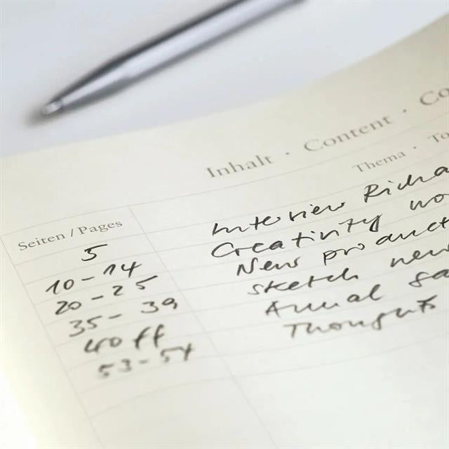 Leuchtturm 1917-Leuchtturm1917 Sert Kapak 100 Gr. Kağıt A5 Adres Defteri Black 330862-Özel Defterler-5-Milagron.com