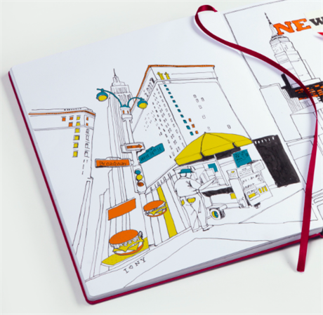 Leuchtturm 1917-Leuchtturm1917 Sketchbook Landscape Medium A5 112 Pages 210 X 145 Mm Black 362366-Çizgisiz (Düz)-4-Milagron.com