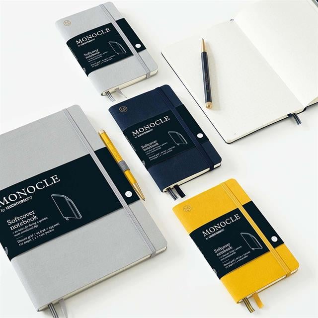 Leuchtturm 1917-Leuchtturm1917 X Monocle Limited Edition Defter B6, Yumuşak Kapak, 128 Noktalı Sayfa Olive 369724-Noktalı-2-Milagron.com