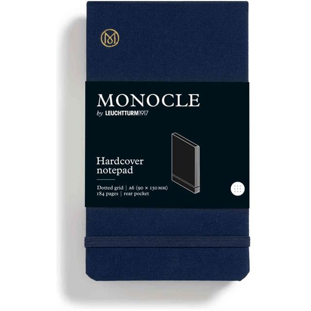 Leuchtturm 1917-Leuchtturm1917 X Monocle Limited Edition Not Defteri Pocket (A6) Sert Kapak, 184 Noktalı Navy 369233-Noktalı-1-Milagron.com