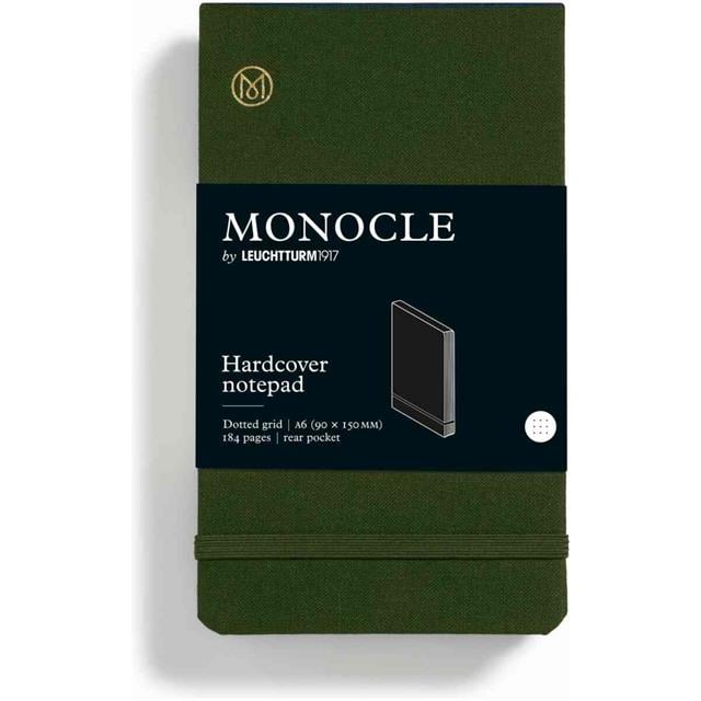 Leuchtturm 1917-Leuchtturm1917 X Monocle Limited Edition Not Defteri Pocket (A6) Sert Kapak, 184 Noktalı Olive 369710-Noktalı-1-Milagron.com