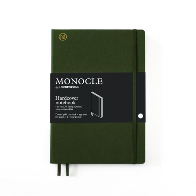 Leuchtturm1917 X Monocle Limited Edition Defter B5, Sert Kapak, 192 Noktalı Sayfa Olive 369721