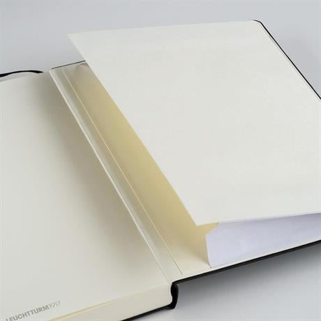 Leuchtturm 1917-Medium(a5) Sert Kapak, 251 Numaralandırılmış Kareli Sayfa Defter Black 315928-Defter-6-Milagron.com