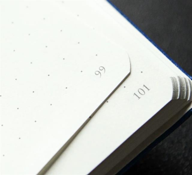 Leuchtturm 1917-Noktalı Sert Kapak Not Defteri A5 - Indigo Mavisi (251 Sayfa)-Defter-8-Milagron.com