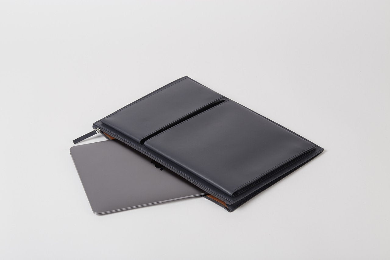 Lexon-Flat 14'' Laptop Kılıfı Koyu Mavi-Laptop & Evrak Çantası-2-Milagron.com