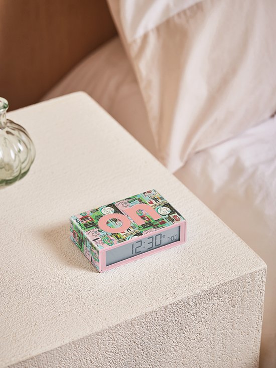 Lexon-Flip + Alarm Saat X Jean Michel Basquiat İn İtalian-Alarm Saatler-2-Milagron.com