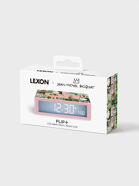 Lexon-Flip + Alarm Saat X Jean Michel Basquiat İn İtalian-Alarm Saatler-3-Milagron.com