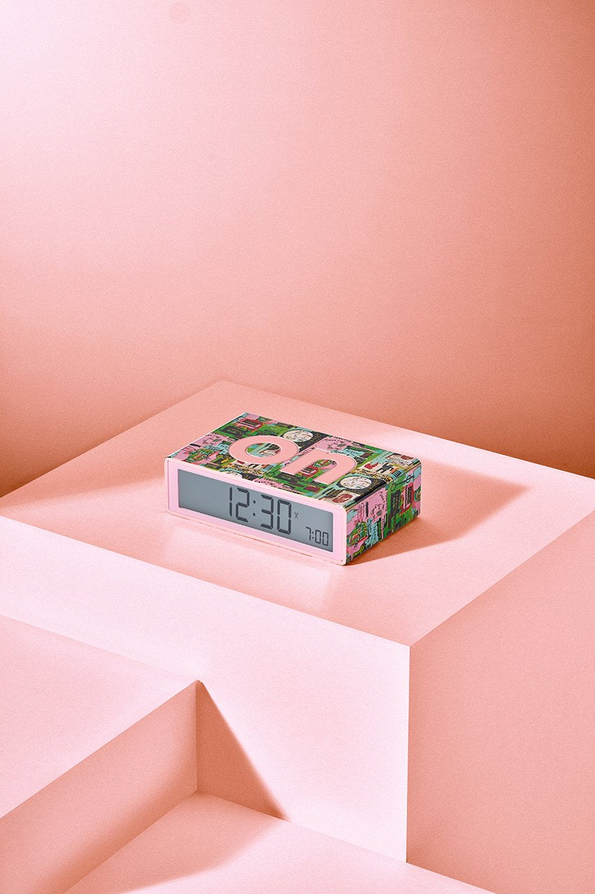 Lexon-Flip + Alarm Saat X Jean Michel Basquiat İn İtalian-Alarm Saatler-5-Milagron.com