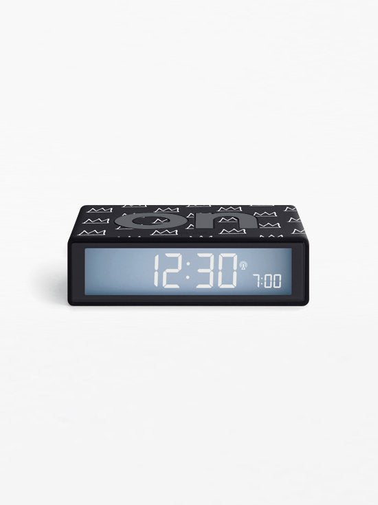 Lexon-Flip + Alarm Saat X X Jean Michel Basquiat Crown-Alarm Saatler-1-Milagron.com