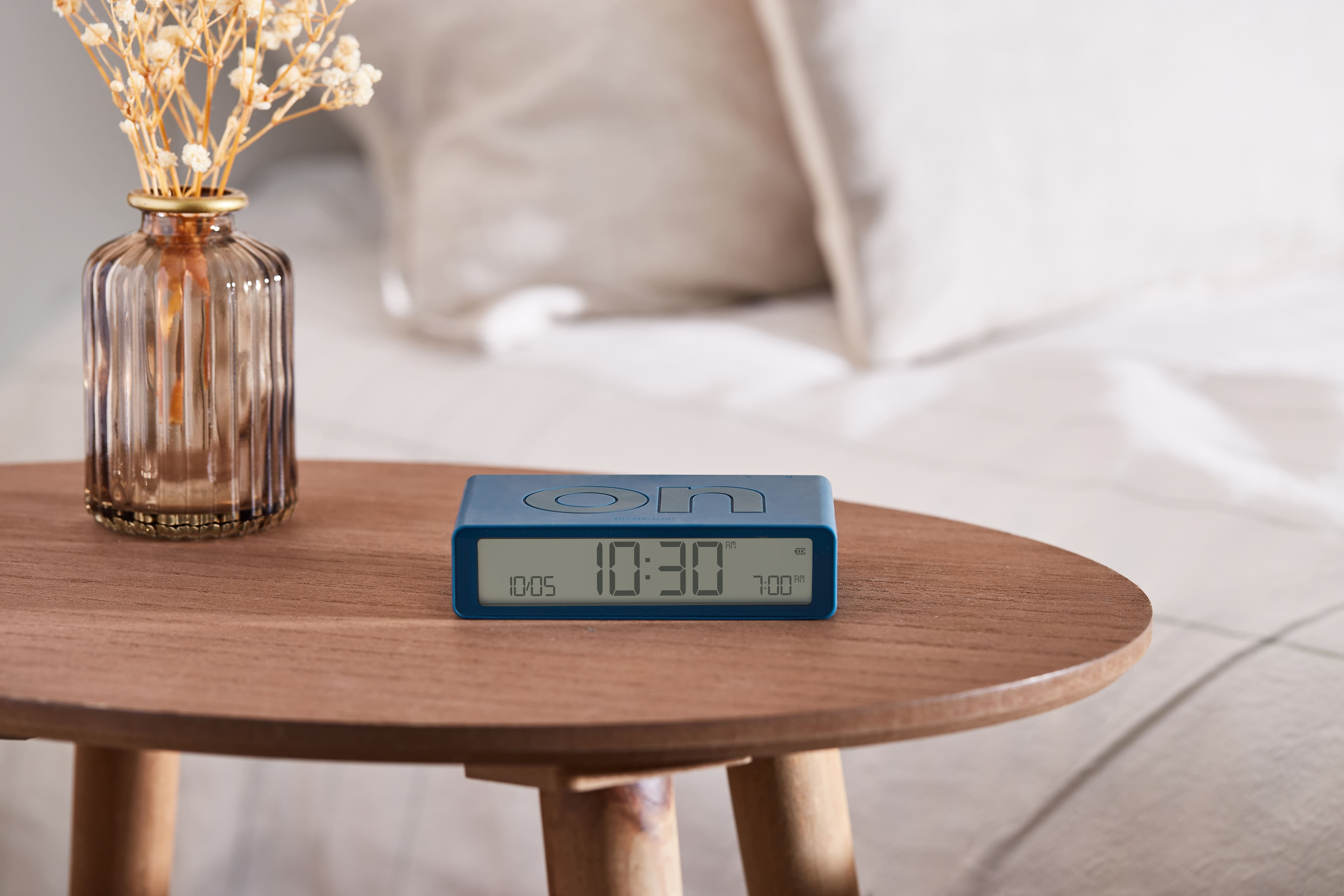 Lexon-Flip Klasik şarj Edilebilir Alarm Saat ördek Yeşili-Saat-3-Milagron.com