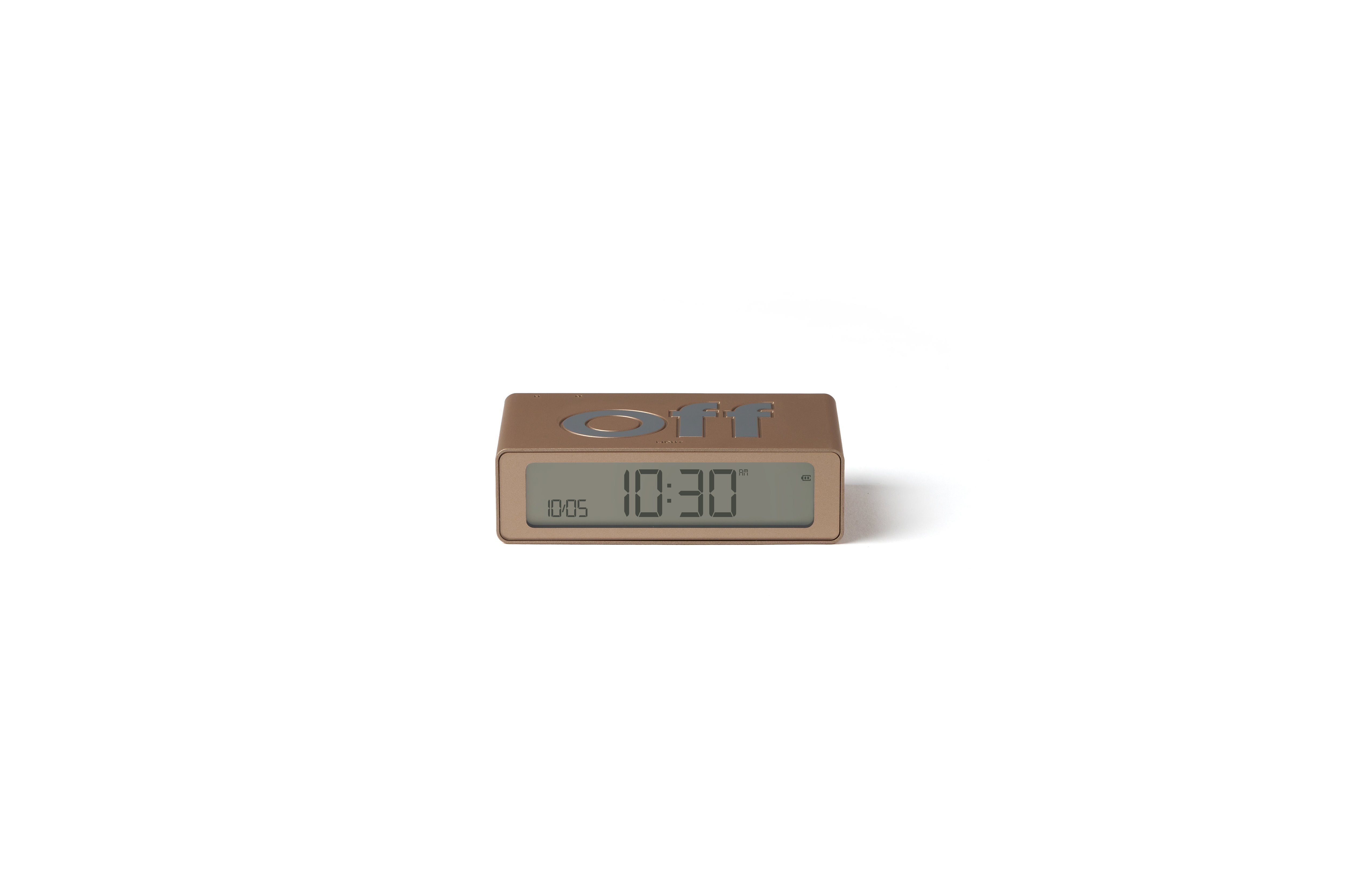 Lexon-Lexon Flip Mini Şarj Edilebilir Alarm Saat Dore-Alarm Saatler-2-Milagron.com