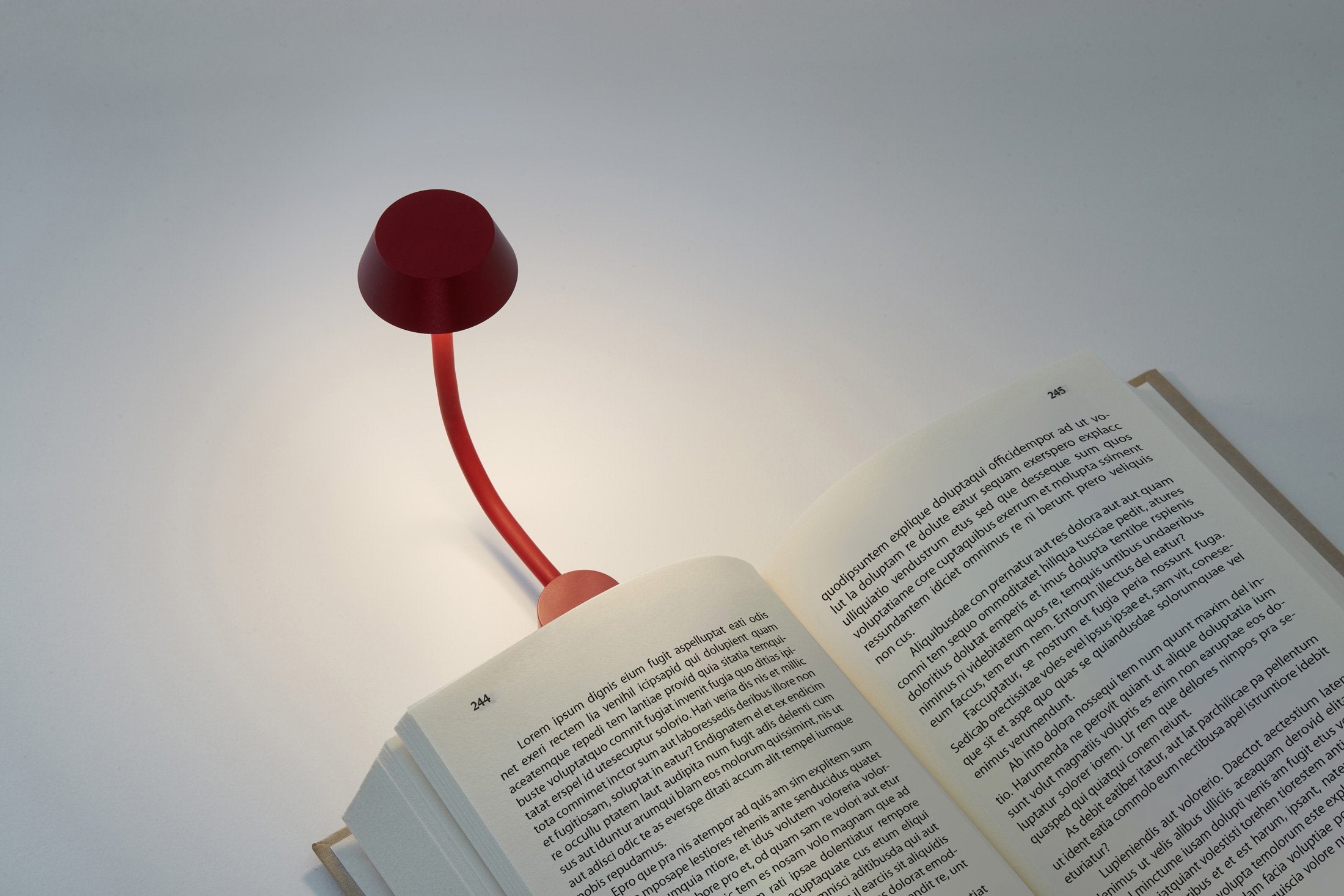 Lexon-Mimi Esnek Okuma Lambası Kırmızı-Taşınabilir Lamba-5-Milagron.com