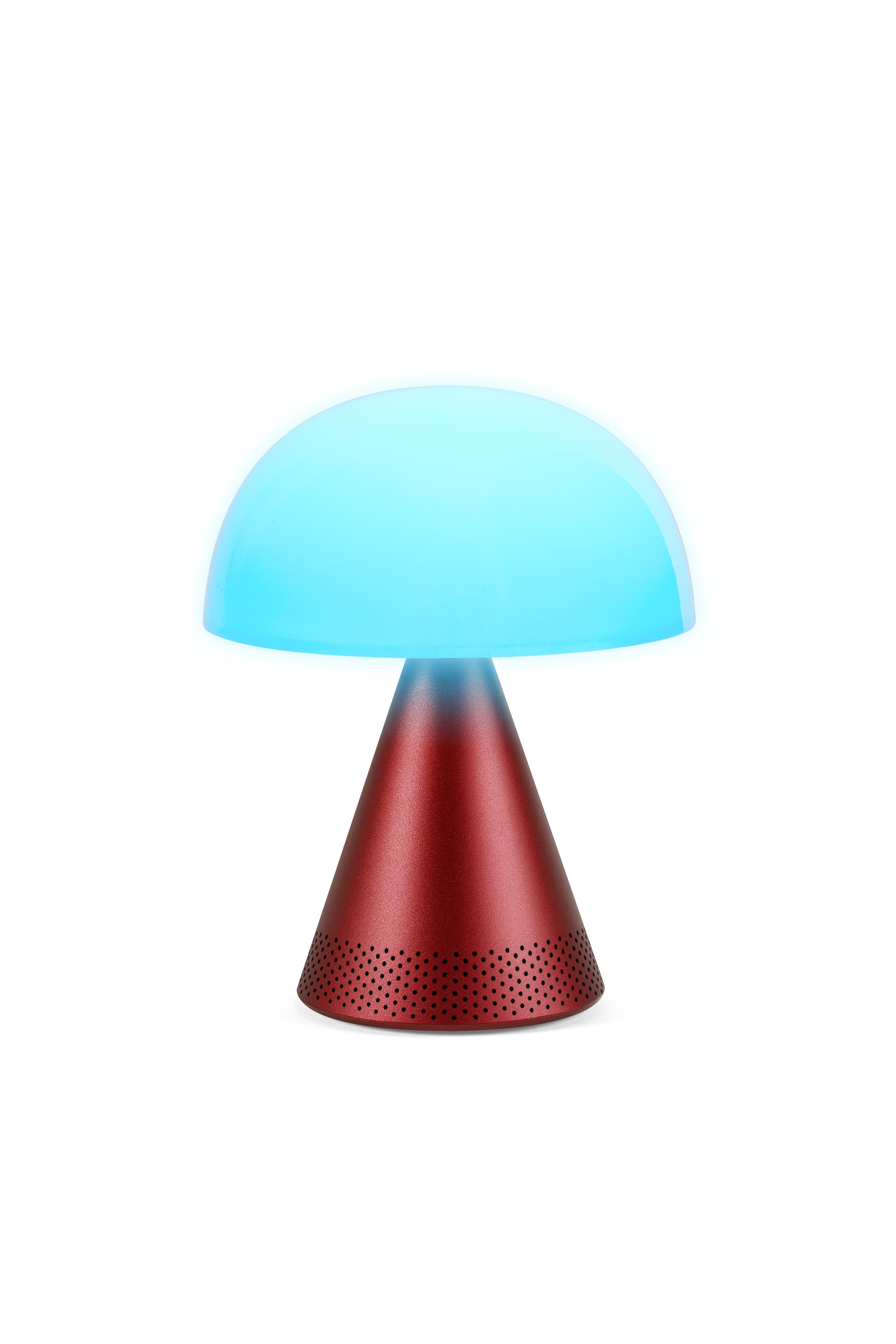 Lexon-Mina L Led Lamba Ve Bluetooth Hoparlör Koyu Kırmızı-Aydınlatmalar-4-Milagron.com