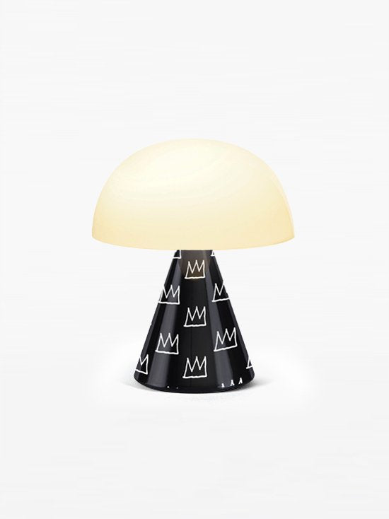 Lexon-Mina M Led Lamba X Jean Michel Basquiat Crown-Masa Lambası-1-Milagron.com