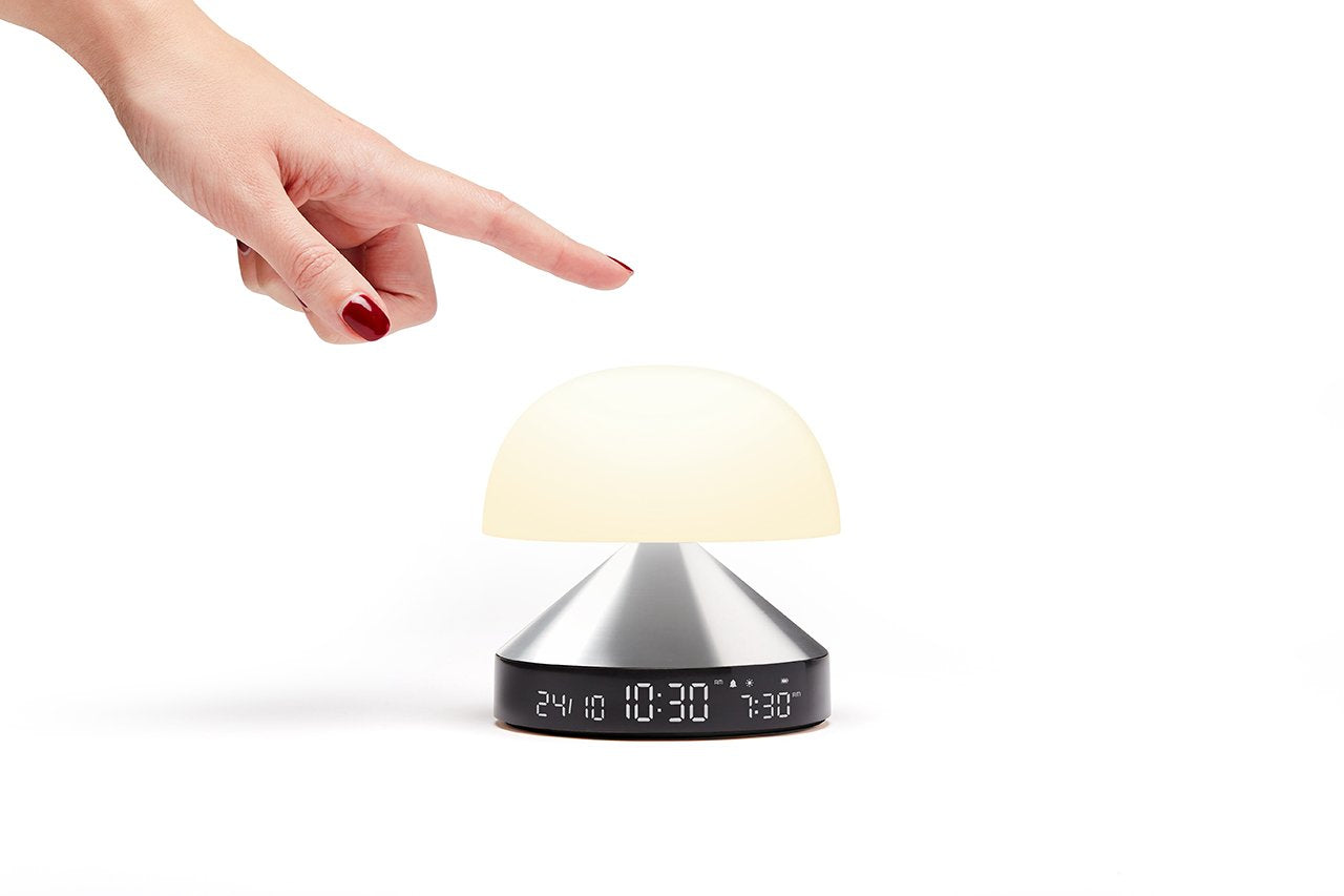 Lexon-Mina Sunrise Alarm Saatli Gün Işığı Simulatörü & Aydınlatma Alüminyum-Masa Saati-10-Milagron.com