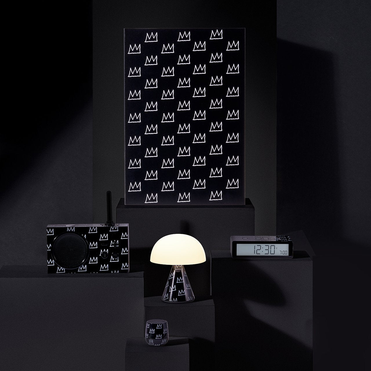 Lexon-Mino + Bluetooth Hoparlör X Jean Michel Basquiat Crown-Taşınabilir Hoparlör-4-Milagron.com