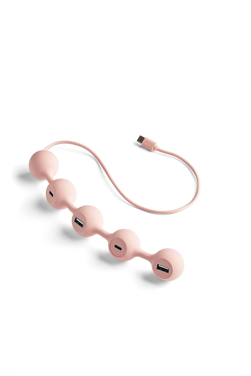 Lexon-Peas Hub C Usb çoğaltıcı Pembe-Usb Çoğaltıcı-1-Milagron.com