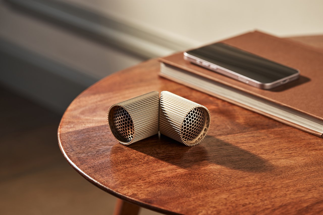 Lexon-Ray Bluetooth Hoparlör Vivid Gold-Taşınabilir Hoparlör-11-Milagron.com