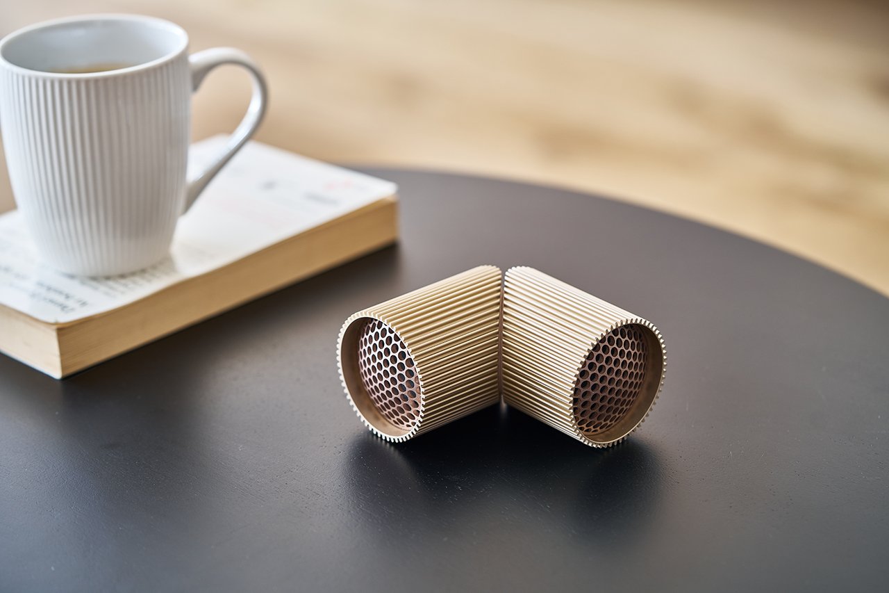 Lexon-Ray Bluetooth Hoparlör Vivid Gold-Taşınabilir Hoparlör-9-Milagron.com