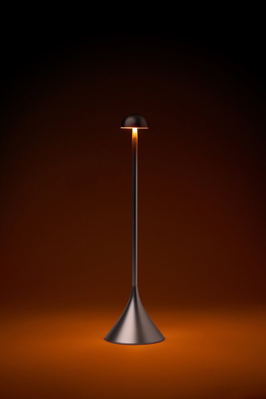 Lexon-Steli Dome Led Masa Lambası Alüminyum-Masa Lambası-11-Milagron.com