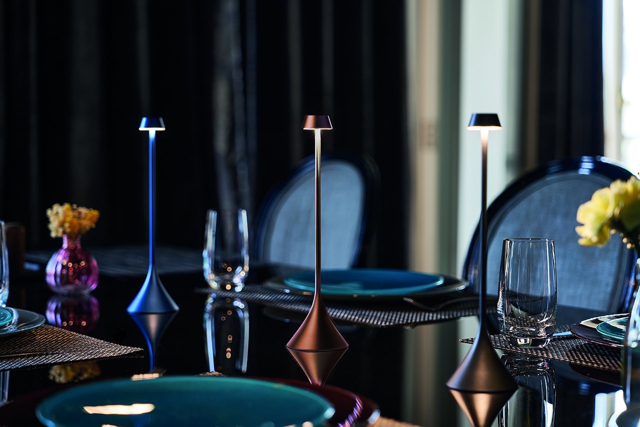 Lexon-Steli Shade Led Masa Lambası Bronz-Masa Lambası-15-Milagron.com