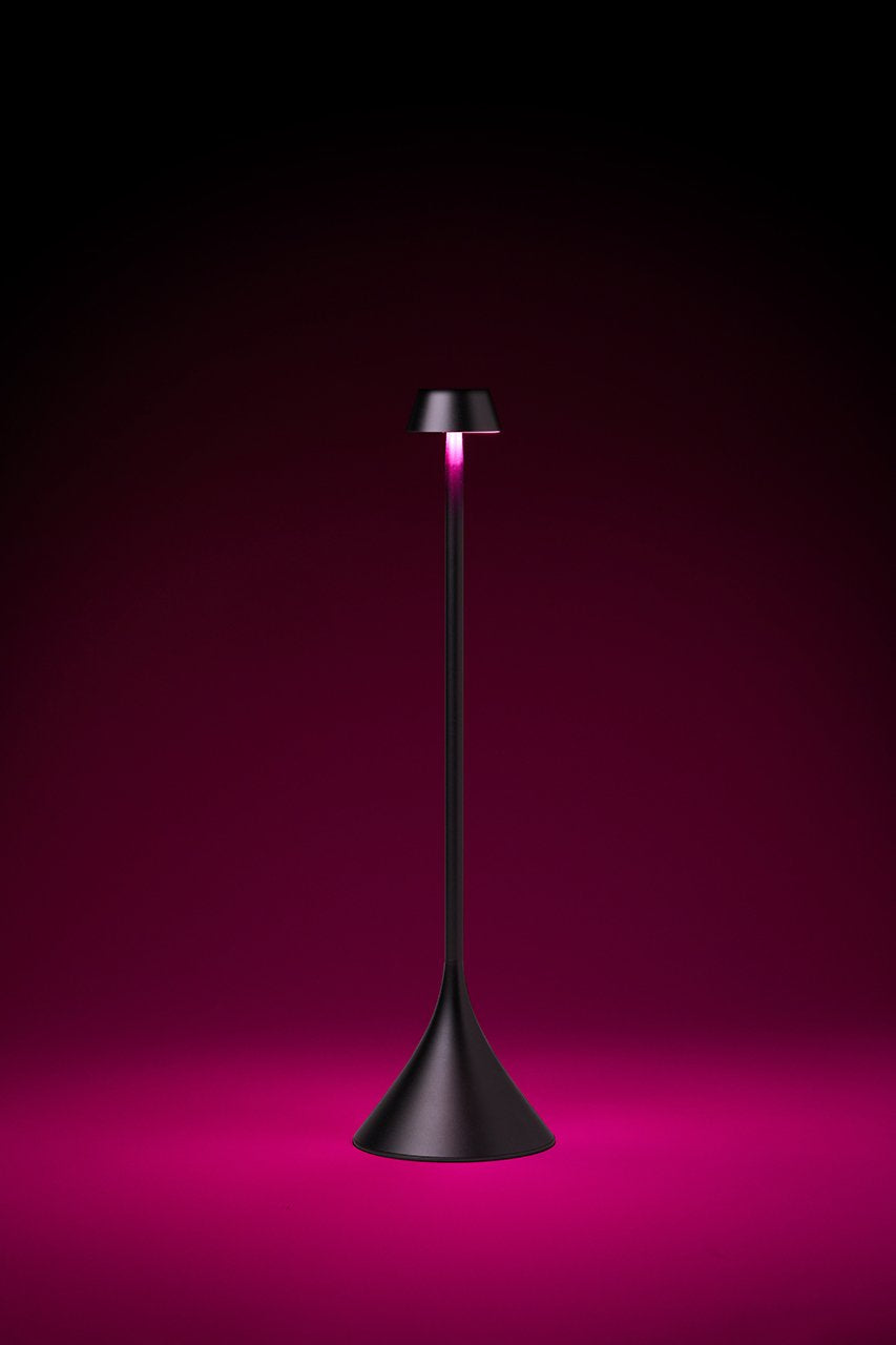 Lexon-Steli Shade Led Masa Lambası Metalik Gri-Masa Lambası-13-Milagron.com