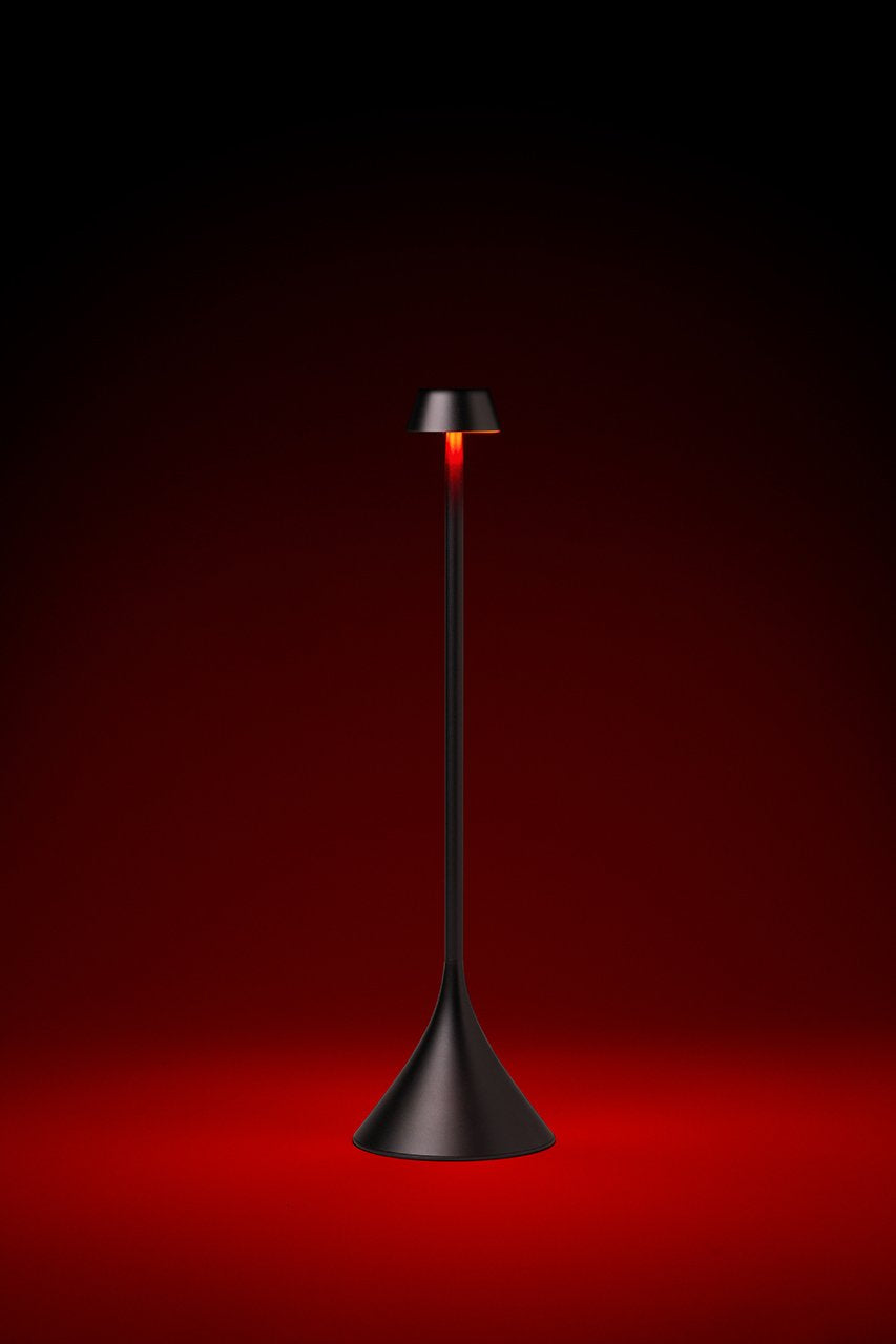 Lexon-Steli Shade Led Masa Lambası Metalik Gri-Masa Lambası-9-Milagron.com