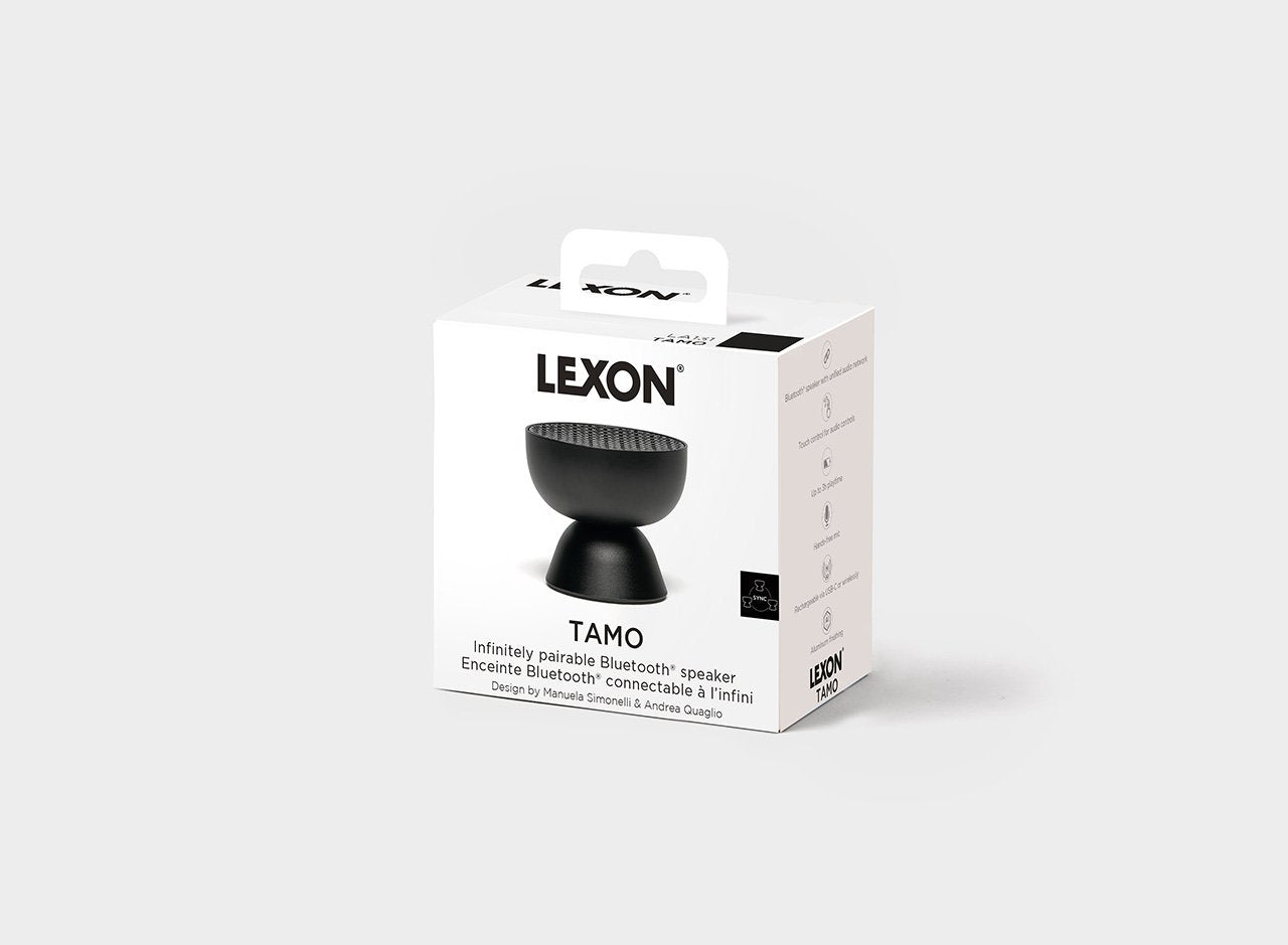 Lexon-Tamo Tws Bluetooth Hoparlör Metalik Gri-Taşınabilir Hoparlör-4-Milagron.com
