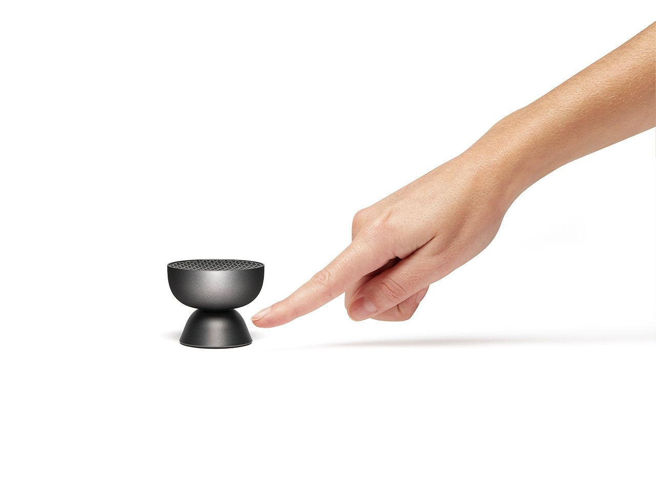 Lexon-Tamo Tws Bluetooth Hoparlör Metalik Gri-Taşınabilir Hoparlör-5-Milagron.com