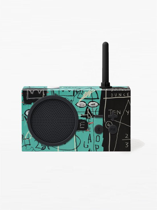 Lexon-Tykho 3 Bluetooth Hoparlör Ve Radyo X Jean Michel Basquiat Pi-Taşınabilir Hoparlör-1-Milagron.com