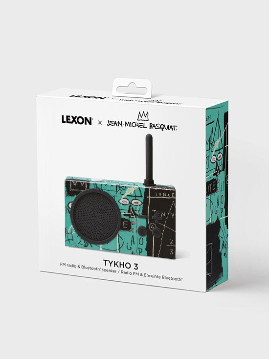 Lexon-Tykho 3 Bluetooth Hoparlör Ve Radyo X Jean Michel Basquiat Pi-Taşınabilir Hoparlör-5-Milagron.com