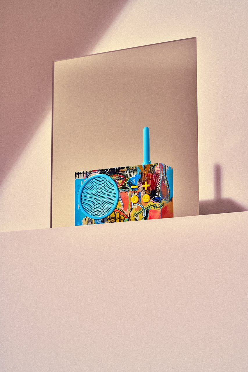 Lexon-Tykho 3 Bluetooth Hoparlör Ve Radyo X Jean Michel Basquiat Skull-Taşınabilir Hoparlör-5-Milagron.com