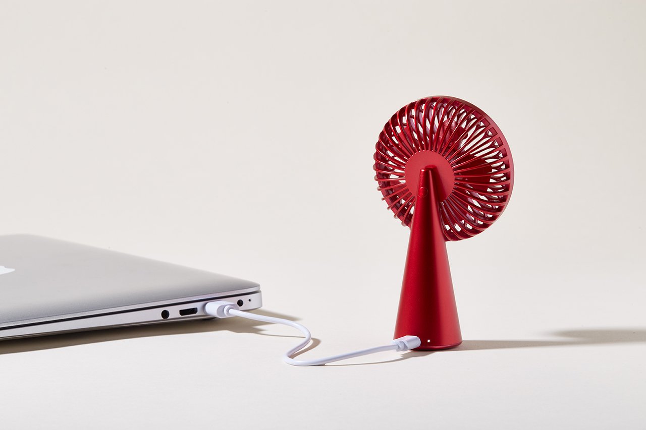 Lexon-Wino Taşınabilir Fan Kırmızı-Aksesuarlar-6-Milagron.com