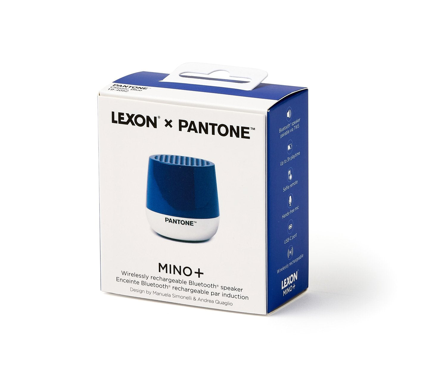 Lexon-X Pantone Mino + Bluetooth Hoparlör Mavi-Taşınabilir Hoparlör-2-Milagron.com