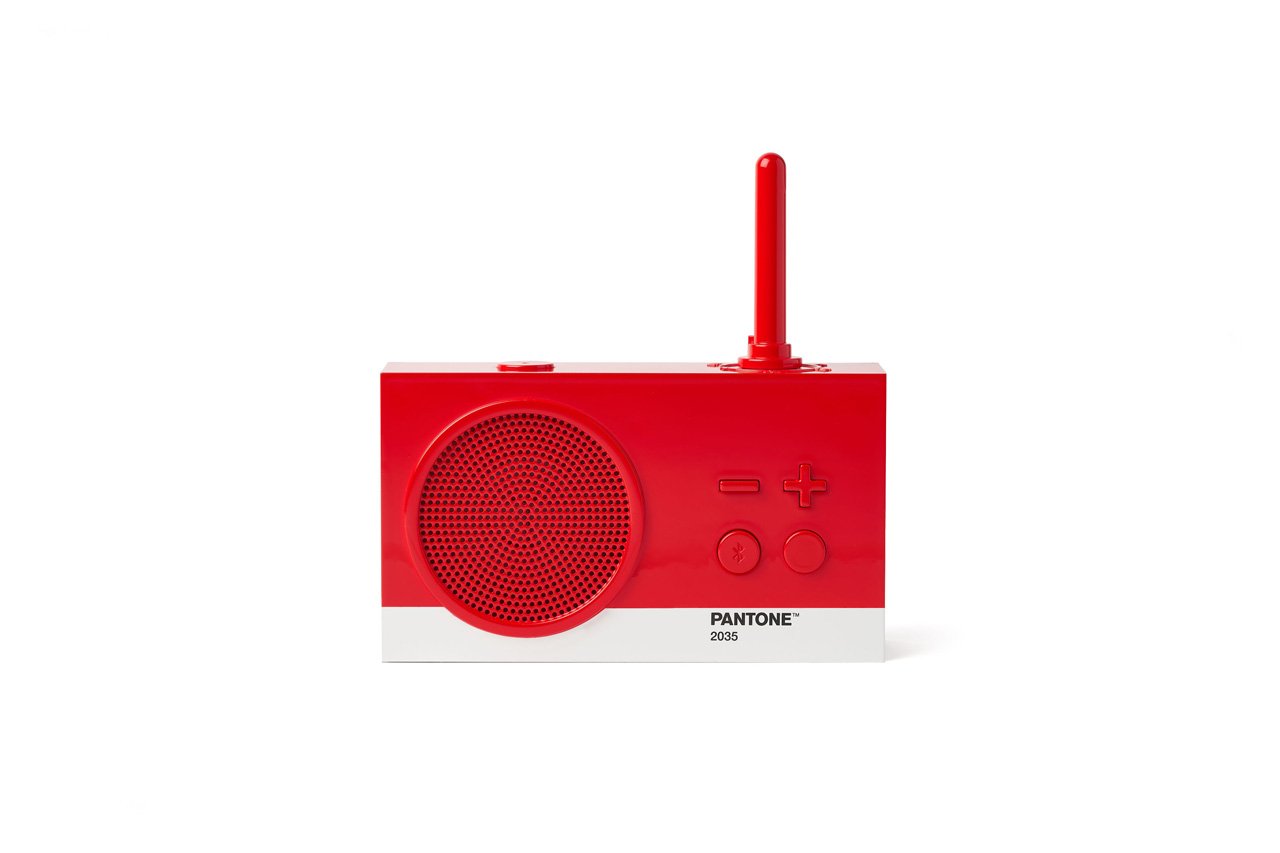 Lexon-X Pantone Tykho 3 Bluetooth Hoparlör Ve Radyo Kırmızı-Taşınabilir Hoparlör-1-Milagron.com