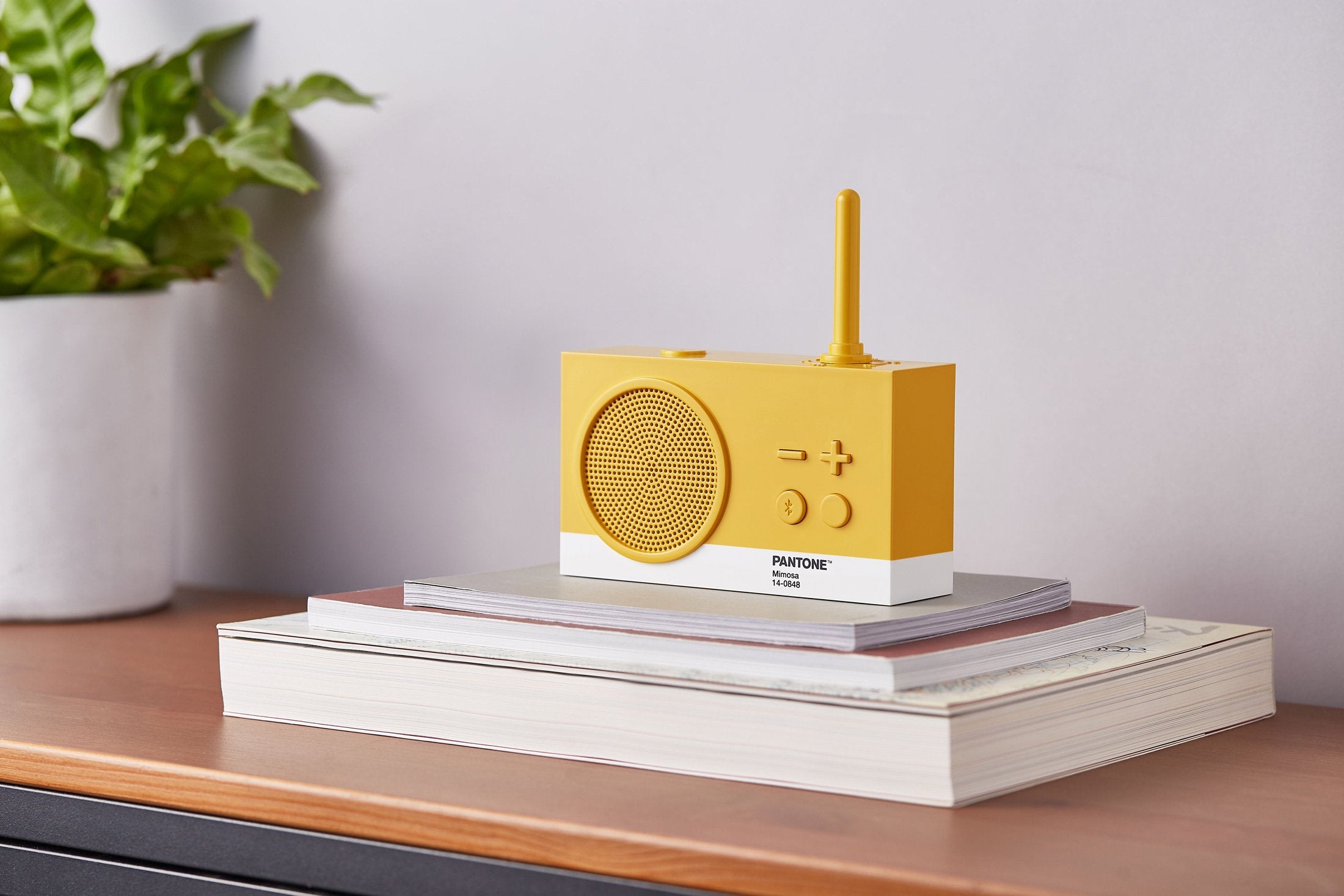 Lexon-X Pantone Tykho 3 Bluetooth Hoparlör Ve Radyo Sarı-Taşınabilir Hoparlör-2-Milagron.com