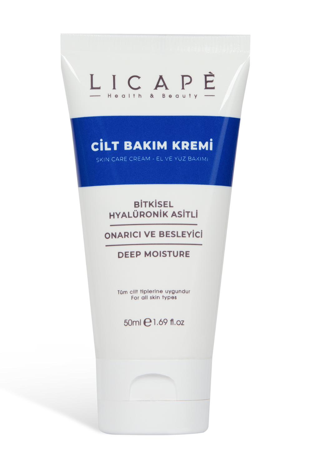 Licape-Besleyici Bitkisel Hyaluronik Asitli - Pantenol B5 Cilt Bakım Kremi 50ml-El Kremi-1-Milagron.com