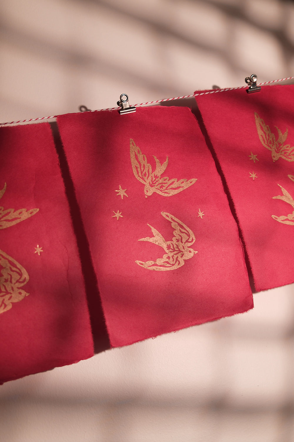 Swallows ✦ Orjinal Linöl Baskı - 4