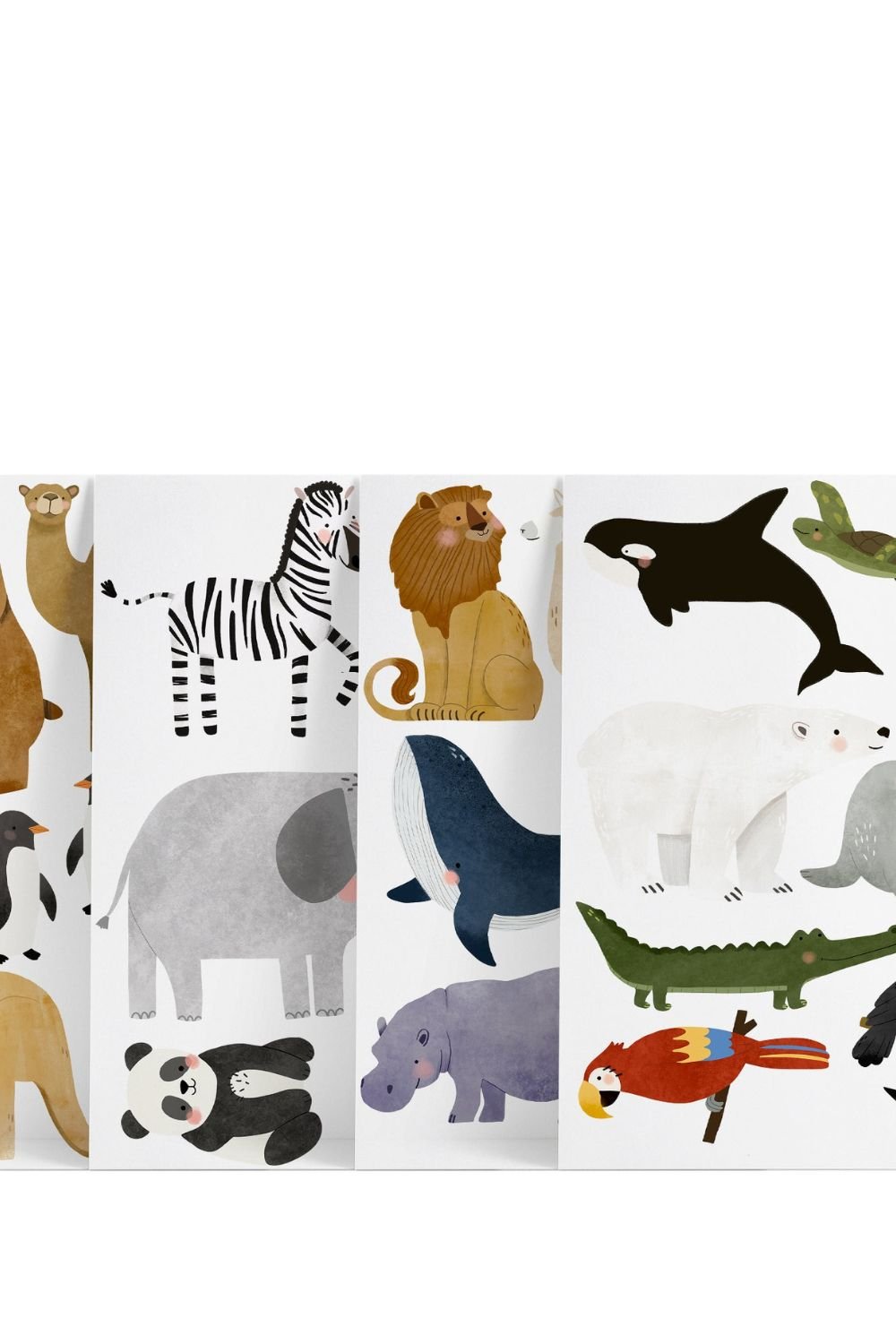 Lil'Gaea-Hayvanlar Duvar Etiketi-Duvar Dekorları-1-Milagron.com