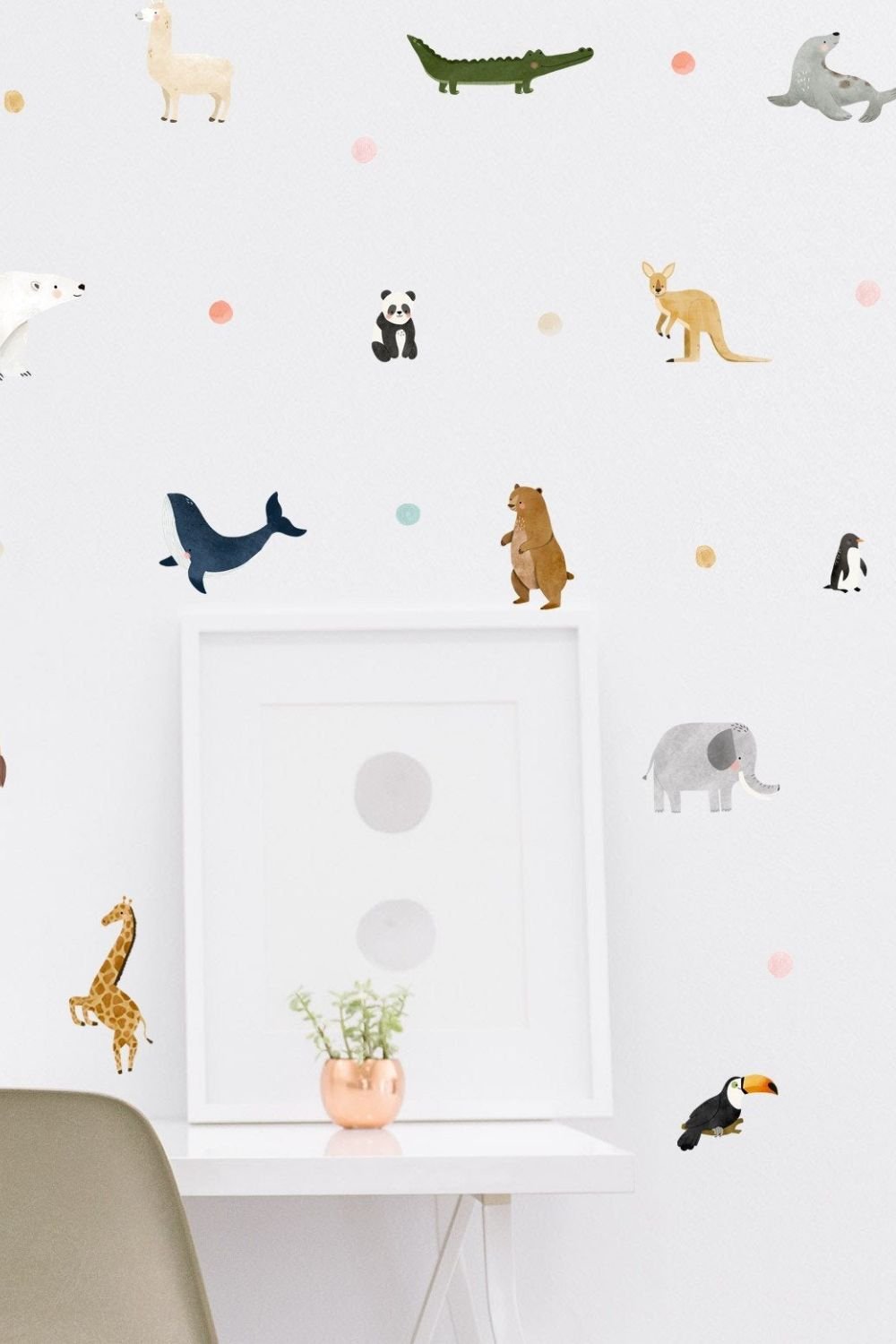 Lil'Gaea-Hayvanlar Duvar Etiketi-Duvar Dekorları-2-Milagron.com