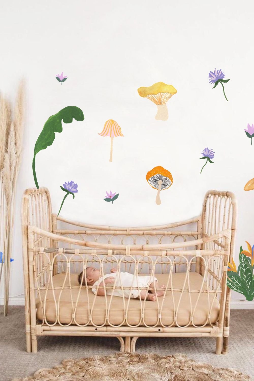 Lil'Gaea-Orman Perileri Mantar Xl Duvar Etiketi-Duvar Dekorları-2-Milagron.com