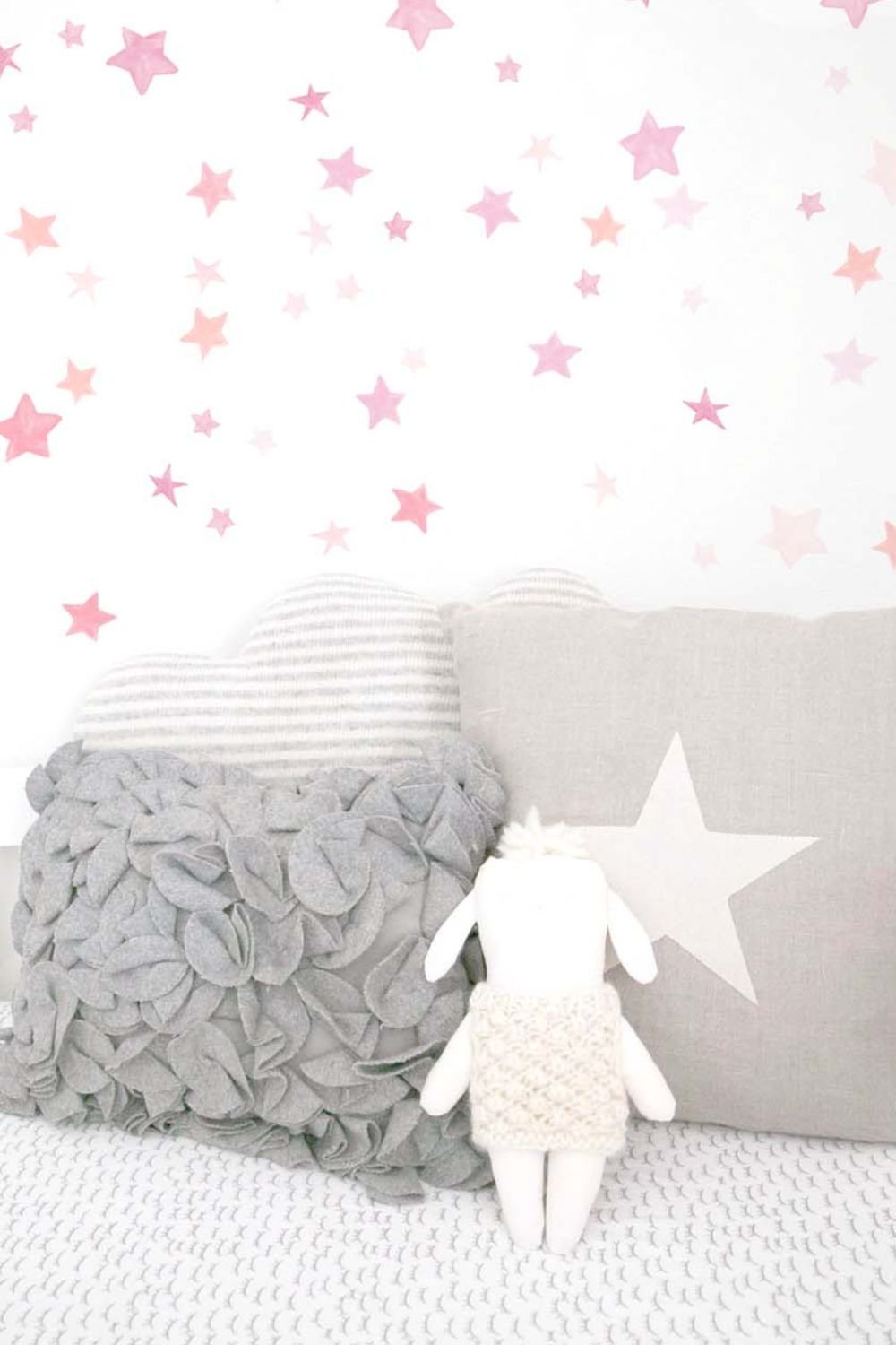 Lil'Gaea-Pembe Yıldızlar Duvar Etiketi-Duvar Dekorları-2-Milagron.com