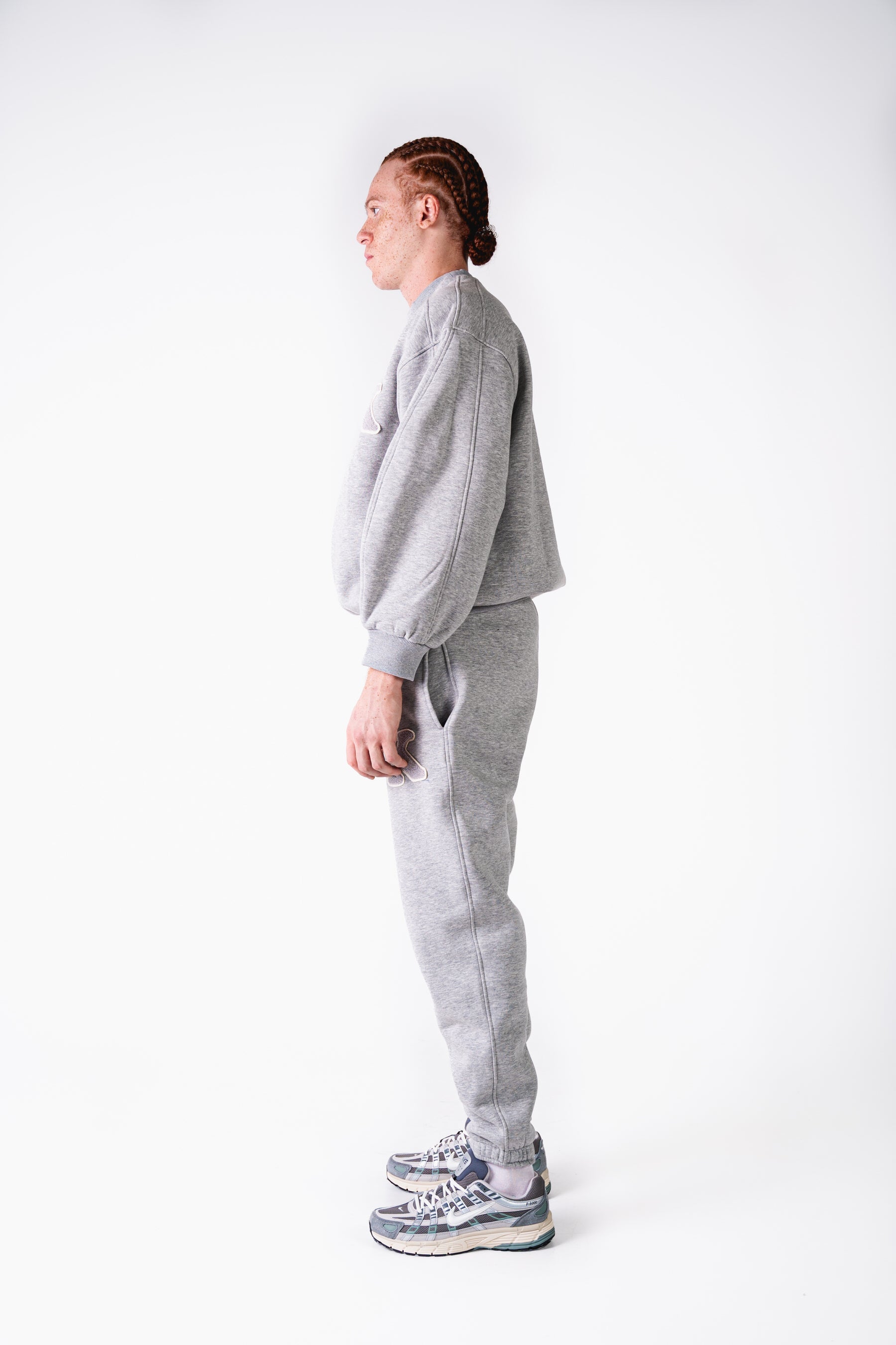 Lilseb-Grigio Sweat-Sweatshirts & Hoodies-2-Milagron.com