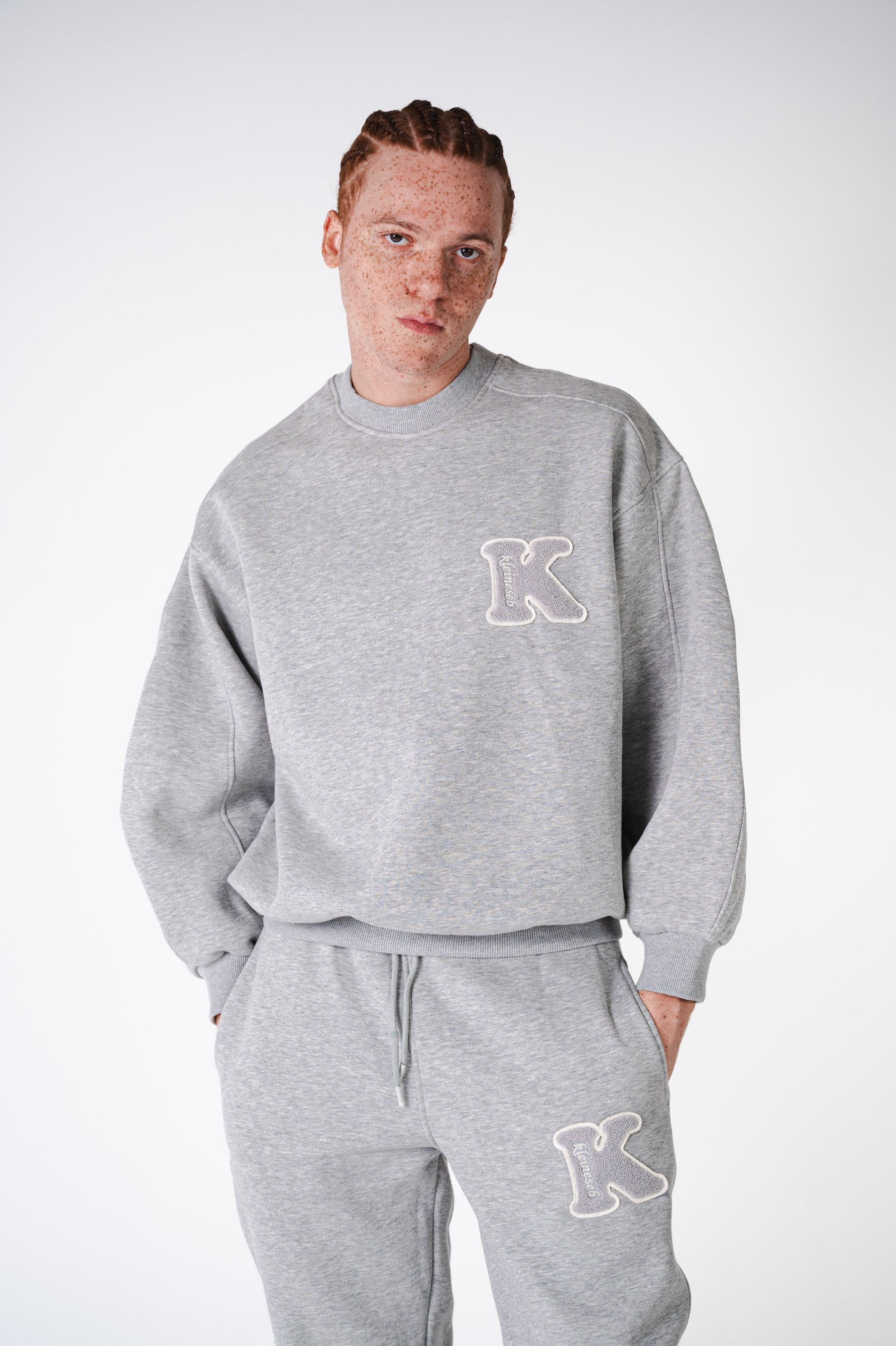 Lilseb-Grigio Sweat-Sweatshirts & Hoodies-8-Milagron.com