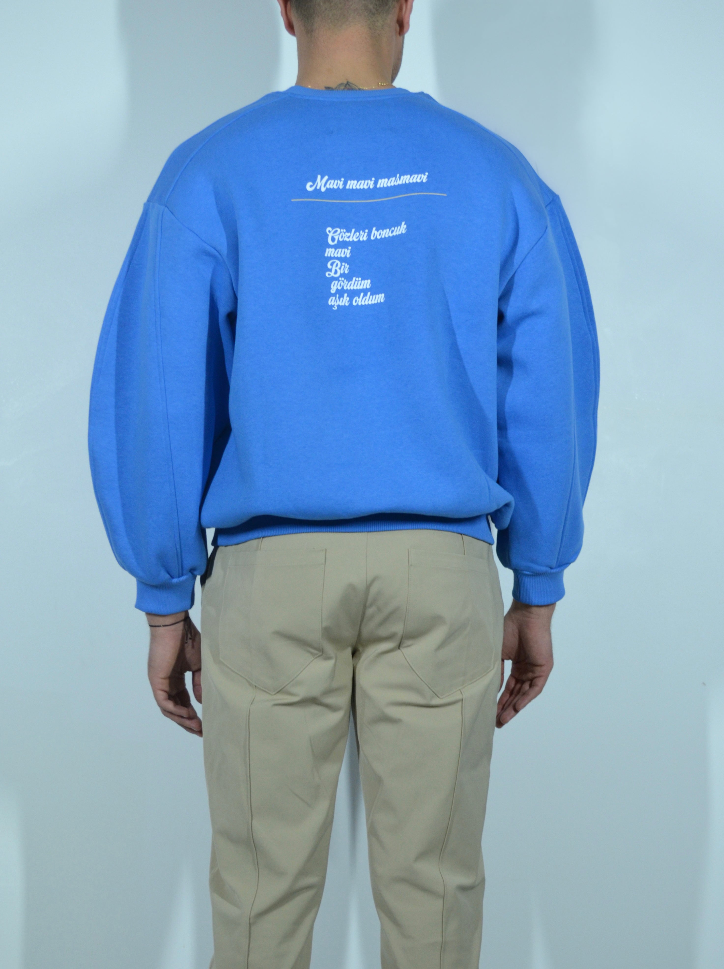 Lilseb-Mavi Sweat-Sweatshirts & Hoodies-7-Milagron.com