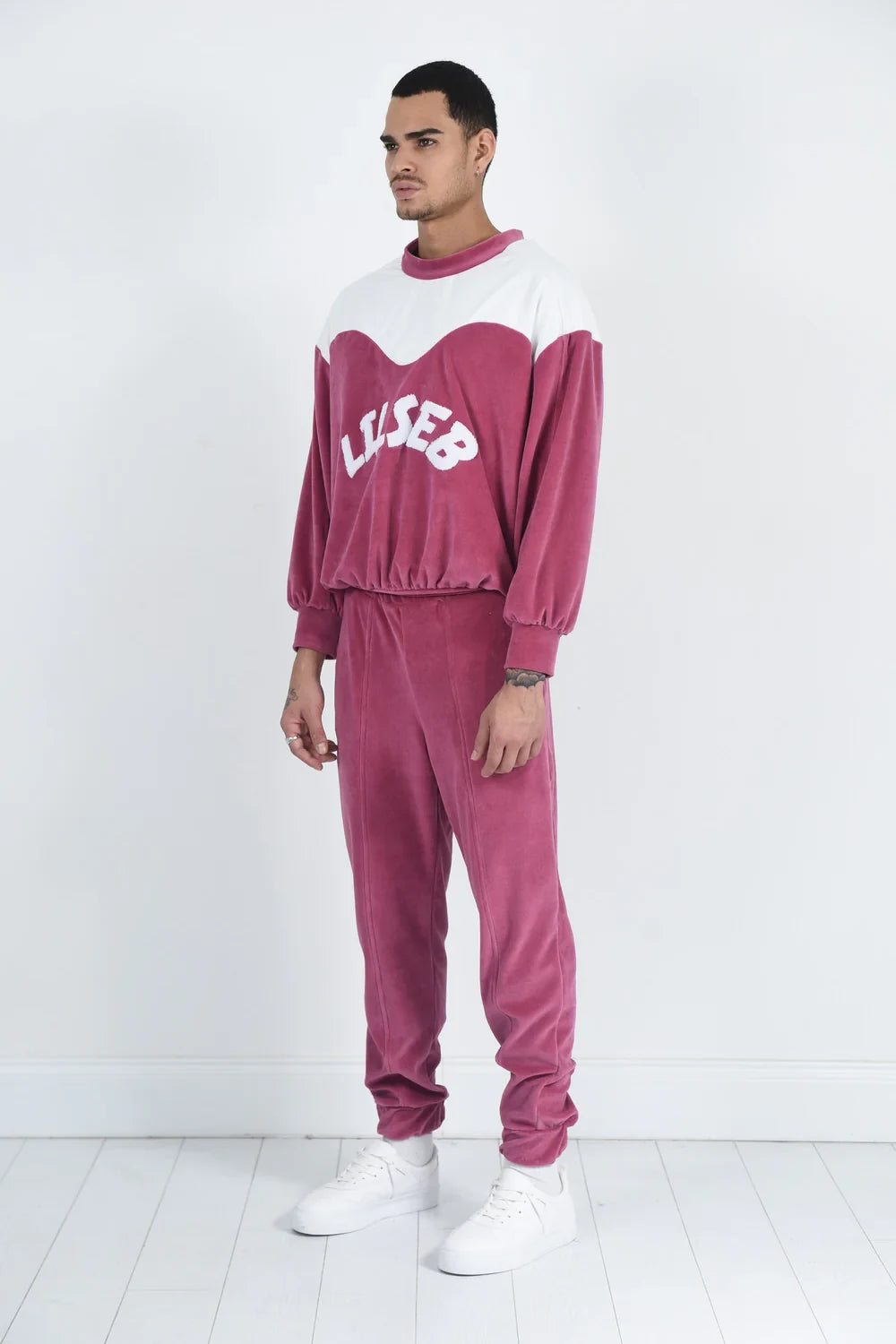 Lilseb-Raspberry Velvet Jogger-Eşofman-2-Milagron.com