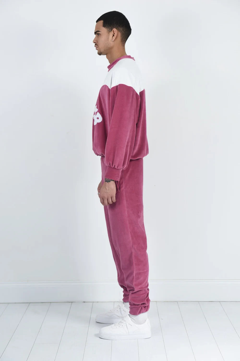 Lilseb-Raspberry Velvet Jogger-Eşofman-3-Milagron.com