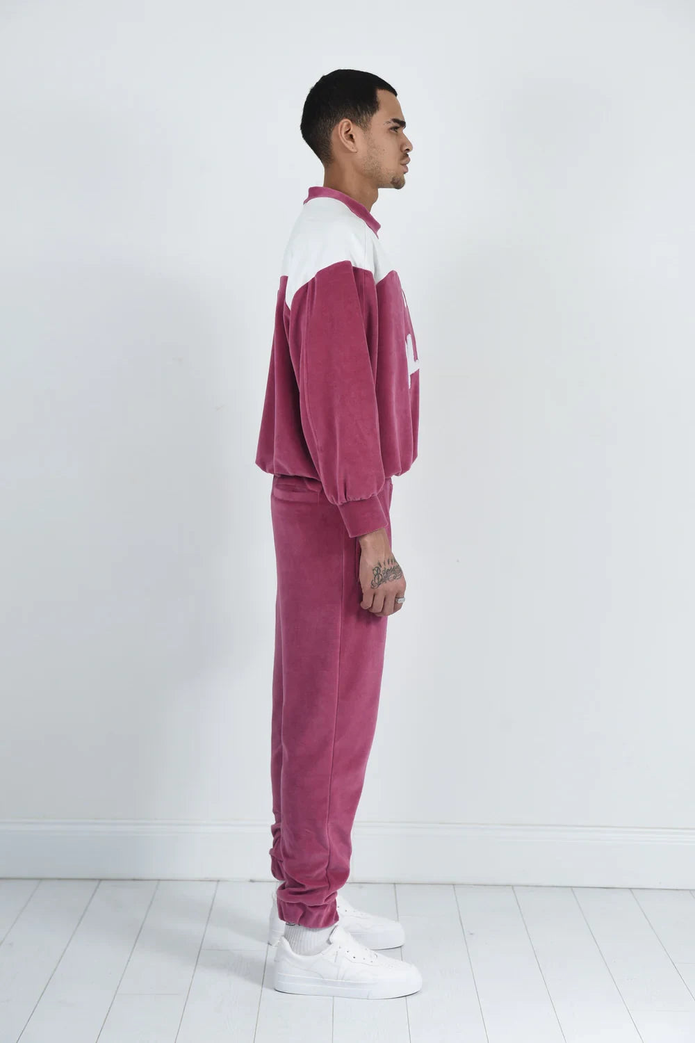 Lilseb-Raspberry Velvet Jogger-Eşofman-7-Milagron.com